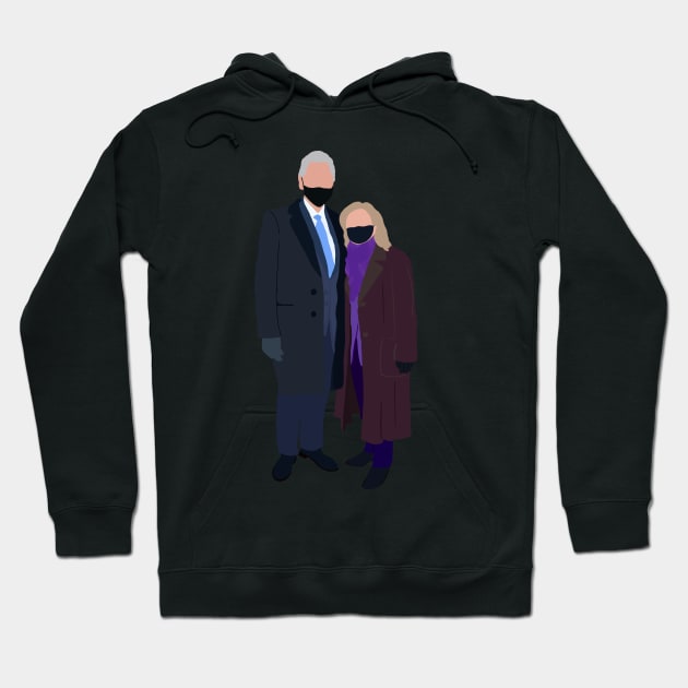 Bill + Hillary Clinton Hoodie by GrellenDraws